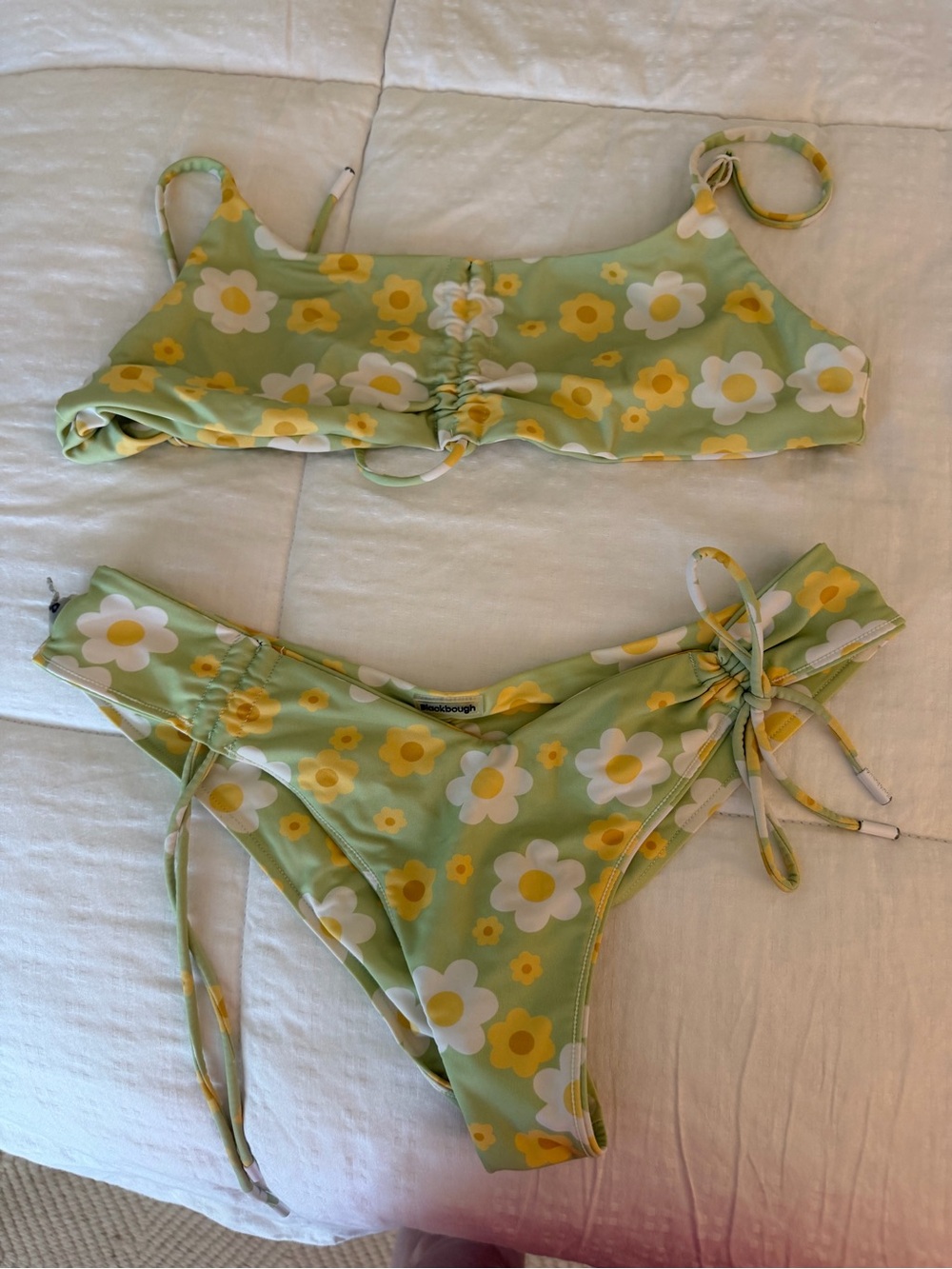 Blackbough Yellow & Green Floral Bikini Bottoms